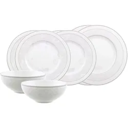 EINSTEIGER-SET Gray Pearl weiß 8-tlg.