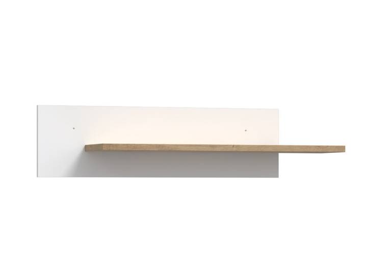 Etagère murale Skelpe Chene Artisan/blanc - Basika