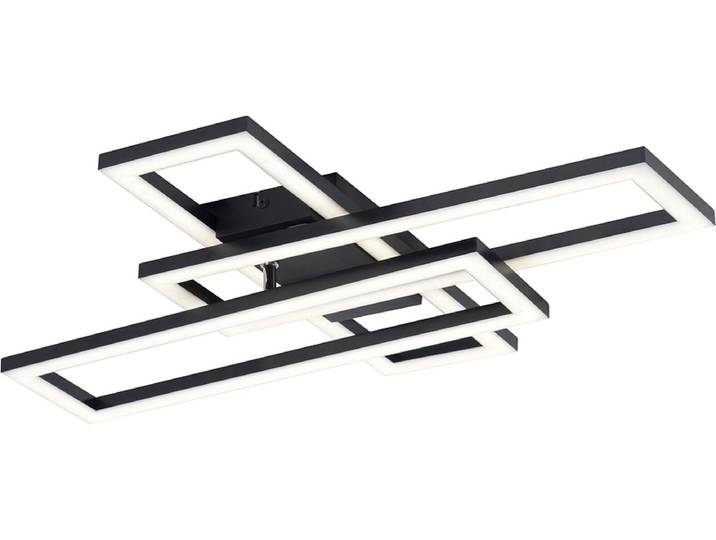 Deckenlampe LED CILLIAN 55cm 24W schwarz