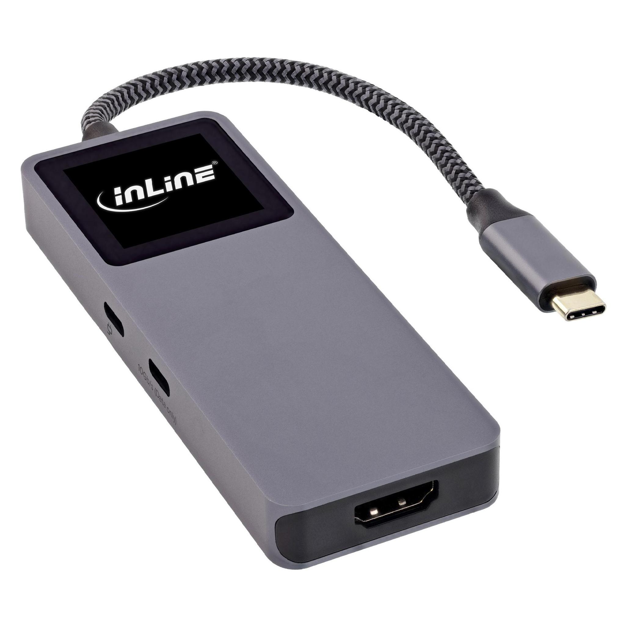 InLine USB 3.2 Gen.2 Hub (USB-C, 6 Ports) (35392D)