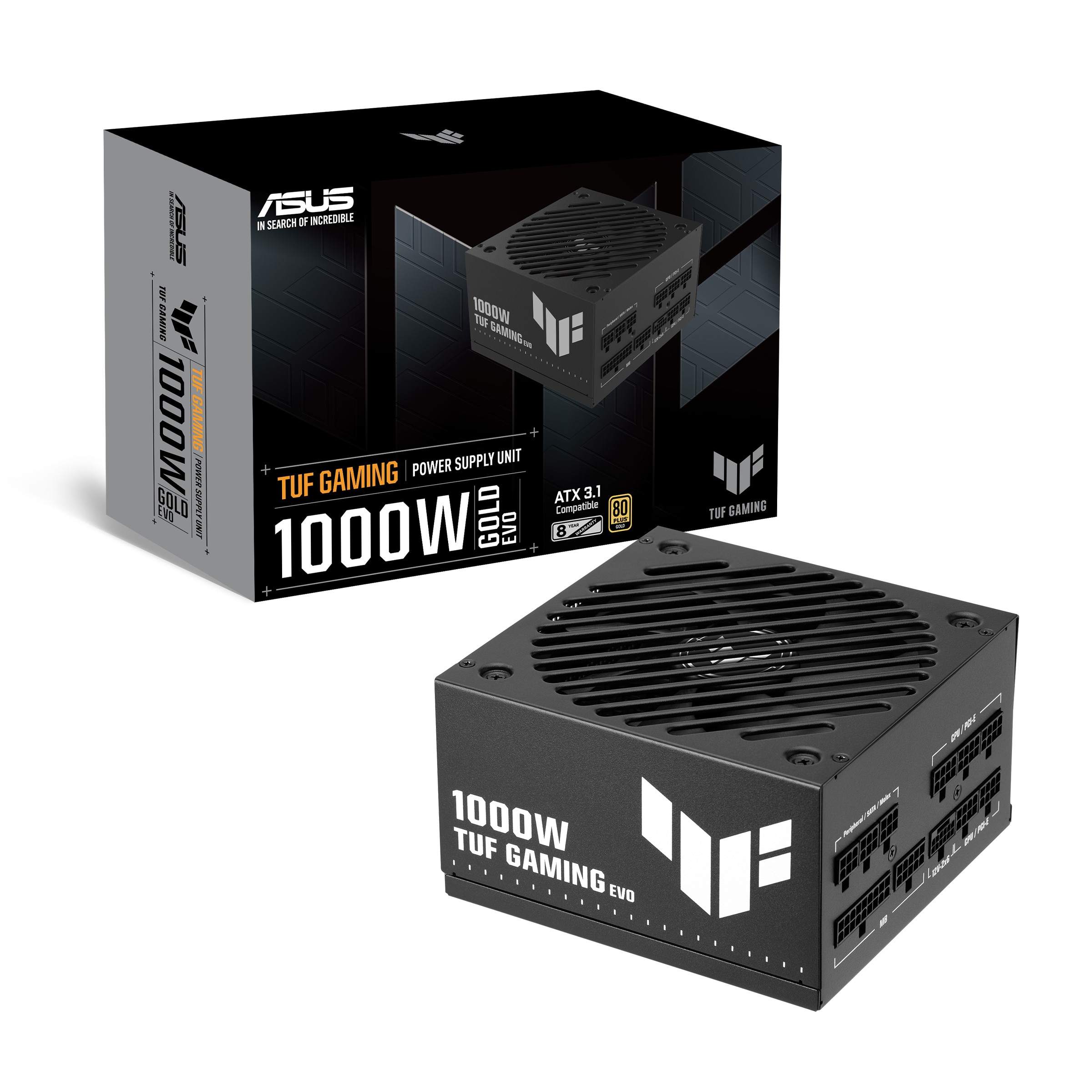 ASUS TUF-GAMING-1000G-EVO 80+Gold 1000W PCIe 5.1 ATX3.1 Netzteil 90YE00SE-B0NA00