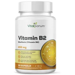 VitaSanum® - Vitamin B2 (Riboflavin) 40 mg – 1 Tablette Tagesportion