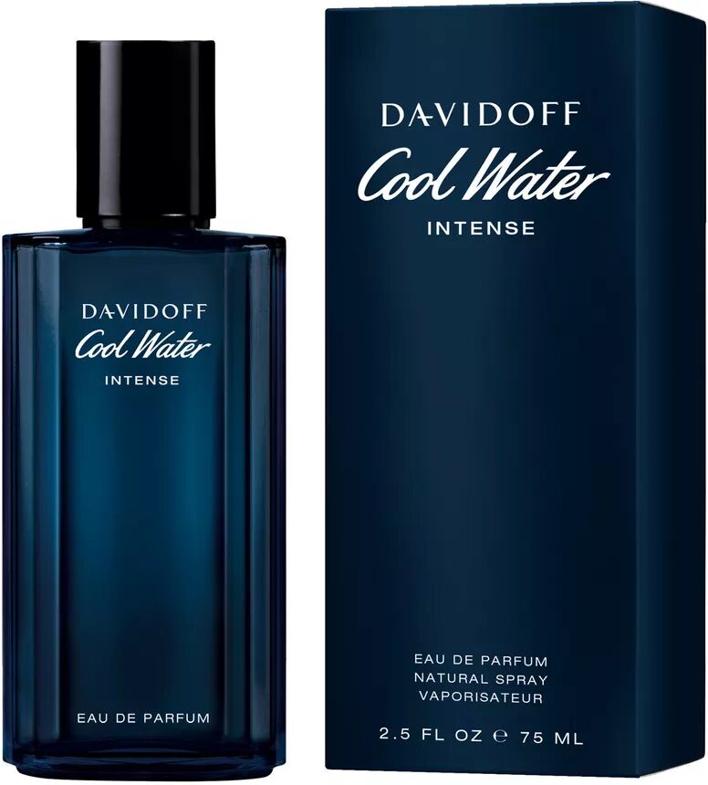 Davidoff - Cool Water Intense, Eau De Parfum, 75  ml, Transparent