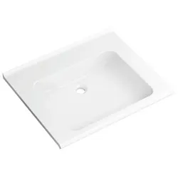 Hewi Mineralguß-Waschtisch 950.13.200 65x55cm, modular, weiß, ohne Armaturvorrichtung