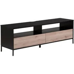 TV-MÖBEL Schwarz, Hellbraun SYDNEY 42/150/52 cm