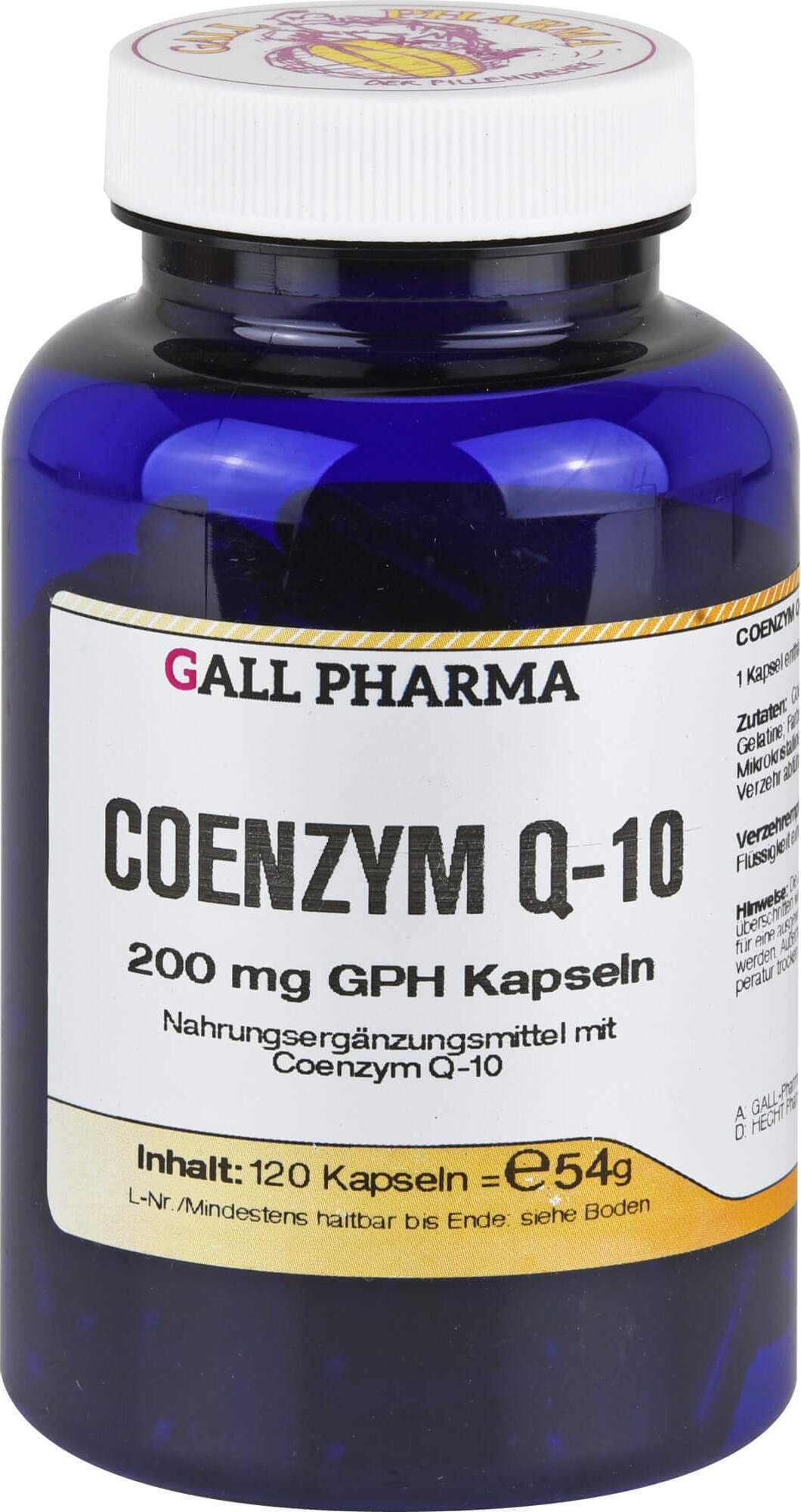 COENZYM-Q-10 200mg GPH, 120 St KAP