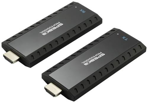 SpeaKa Professional HDMI HDMI-Funkübertragung (Set) über Heimnetzwerk (IP-basiert) 30m