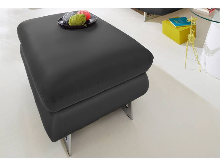 Hocker COTTA Solution , schwarz, B:98cm H:45cm T:67cm, Hocker, Hocker