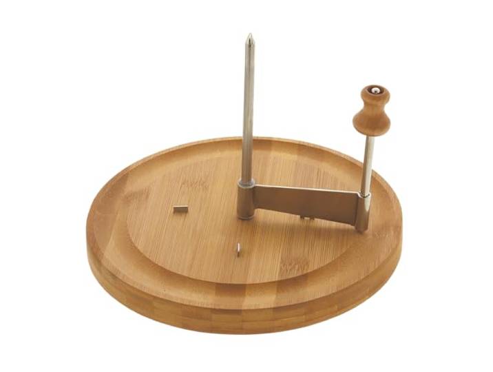 Kesper Käsehobel, Material: FSC®-zertifizierter Bambus, Maße: Ø 22 cm, Gesamthöhe: 16 cm, Farbe: Natur 58620
