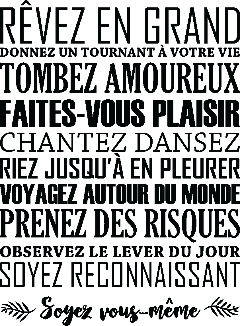 Ambiance-sticker Sticker citation Rêver en grand