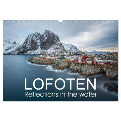Lofoten Reflections in the water (Wall Calendar 2026 DIN A3 landscape), CALVENDO 12 Month Wall Calendar