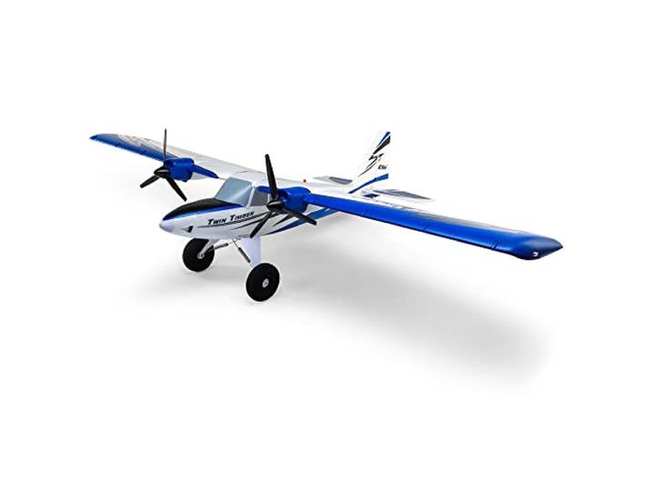 E-Flite Twin Timber 1.6m BNF Basic with AS3X and Safe Select