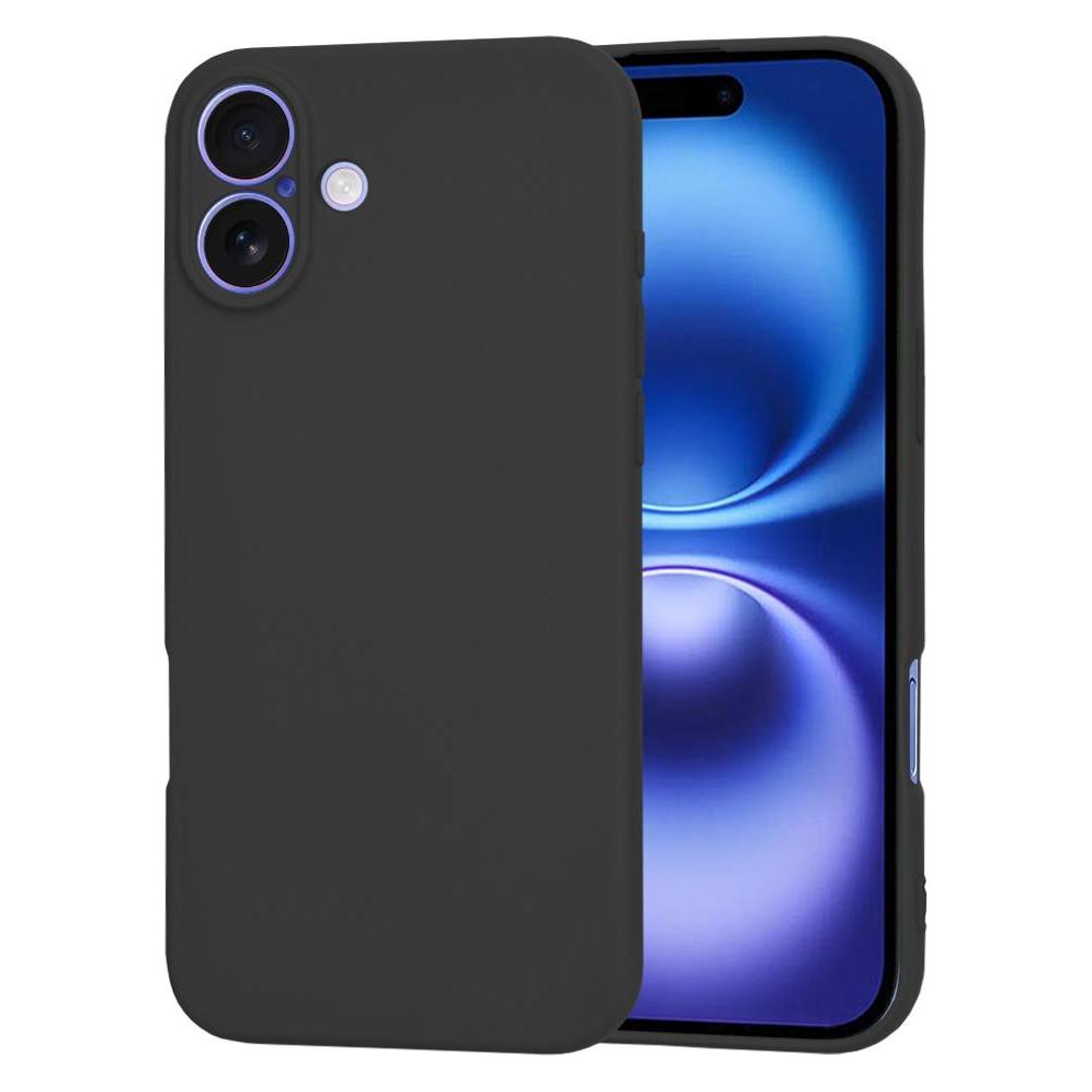 Techsuit - SoftFlex - iPhone 16 - Black (Apple iPhone 16) (56361936)