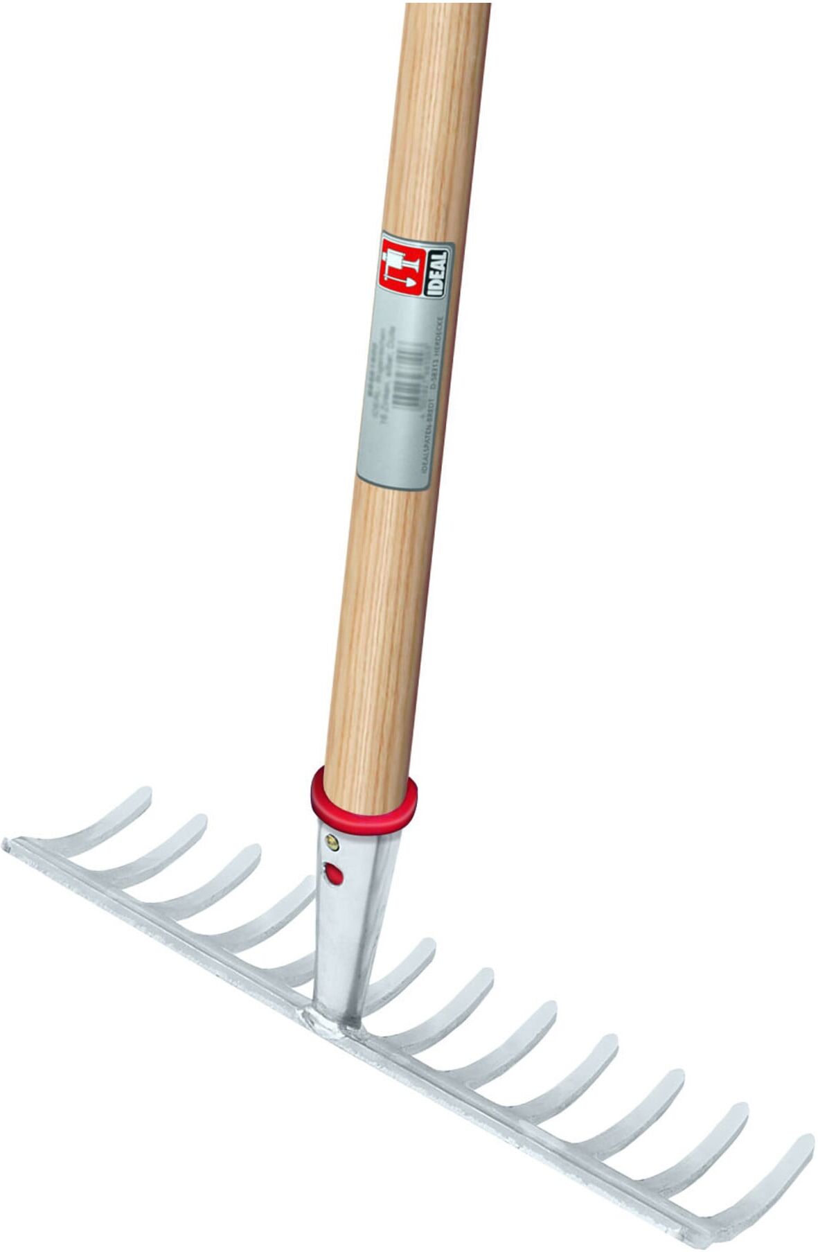 Idealspaten Profi-Gartenrechen Silber (66401401)