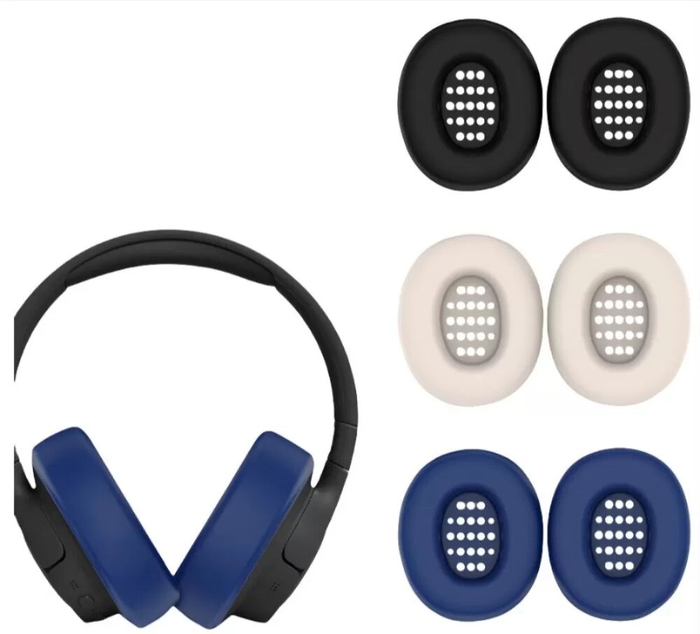 INF Silikon-Ohrpolster für JBL Tune 770NC Kopfhörer - Schutz und Komfort Blau