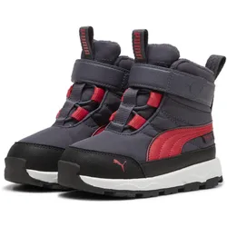 PUMA Evolve Puretex AC+ Baby-Winterstiefel 05 - galactic gray/tart cherry/puma black 24