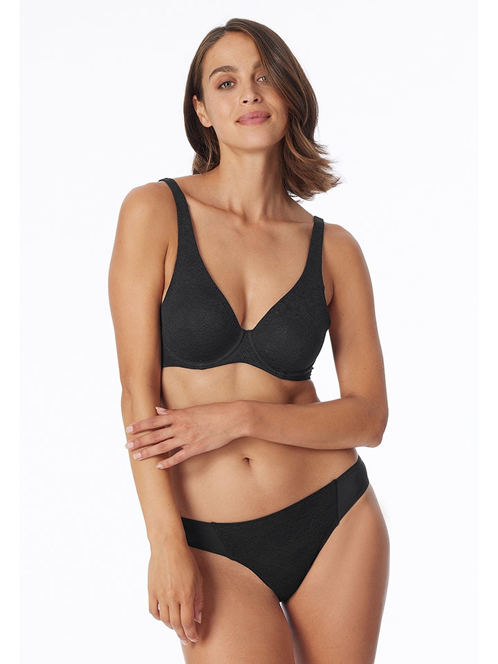 Schiesser Slip in Schwarz - 42
