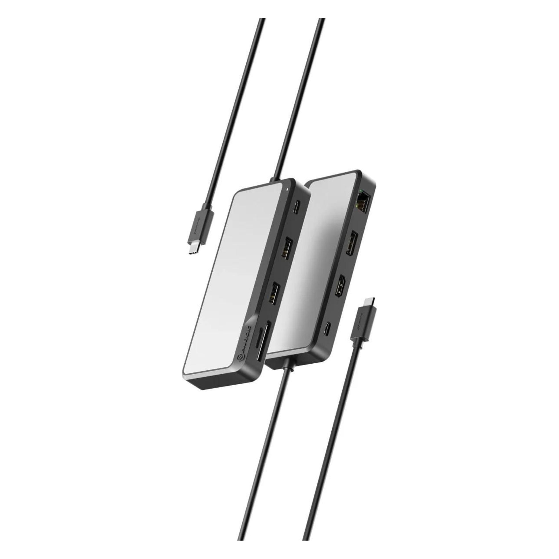Alogic FUSION PRO AXIS USB-C 8-IN-1 (USB-A, USB-C, 8 Ports) (FUPHDDP1)