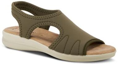 Women's Nyaman Slingback by Flexus by Spring Step in Olive Green (Size 41 M)