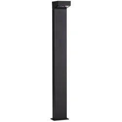 Nova Luce, Gartenbeleuchtung, LED Wegeleuchte Rob 13W warmweiss 3000K IP65 salzwasserfest Schwarz Aluminium 90cm 9136430 (IP65)