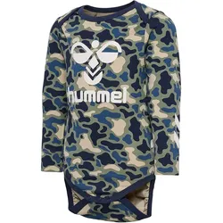 hummel hmlSTEEN AOP langarm Baby-Body 8062 - vetiver 86