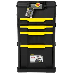 STANLEY Rollende Werkstatt 48,8x86,6x34,8cm 3 tragbare Werkzeugboxen robust - 1-79-206