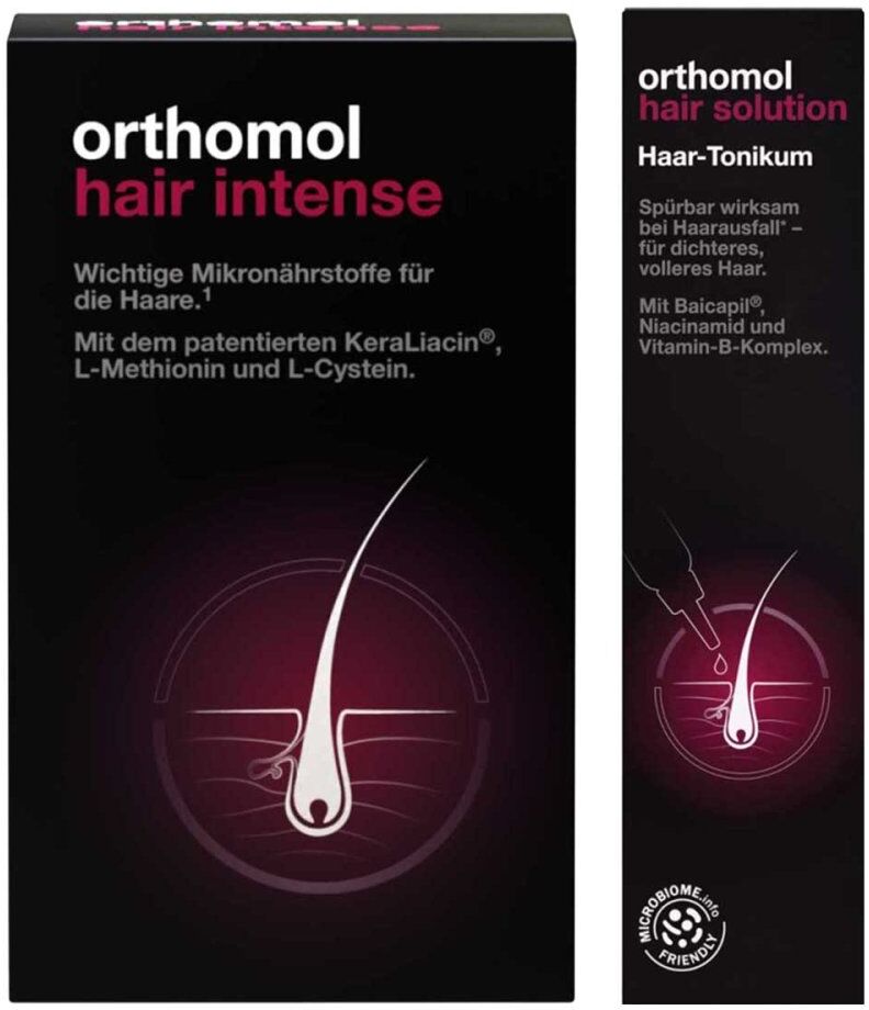 Orthomol Hair Solution Tonikum + Orthomol Hair Intense Kapseln