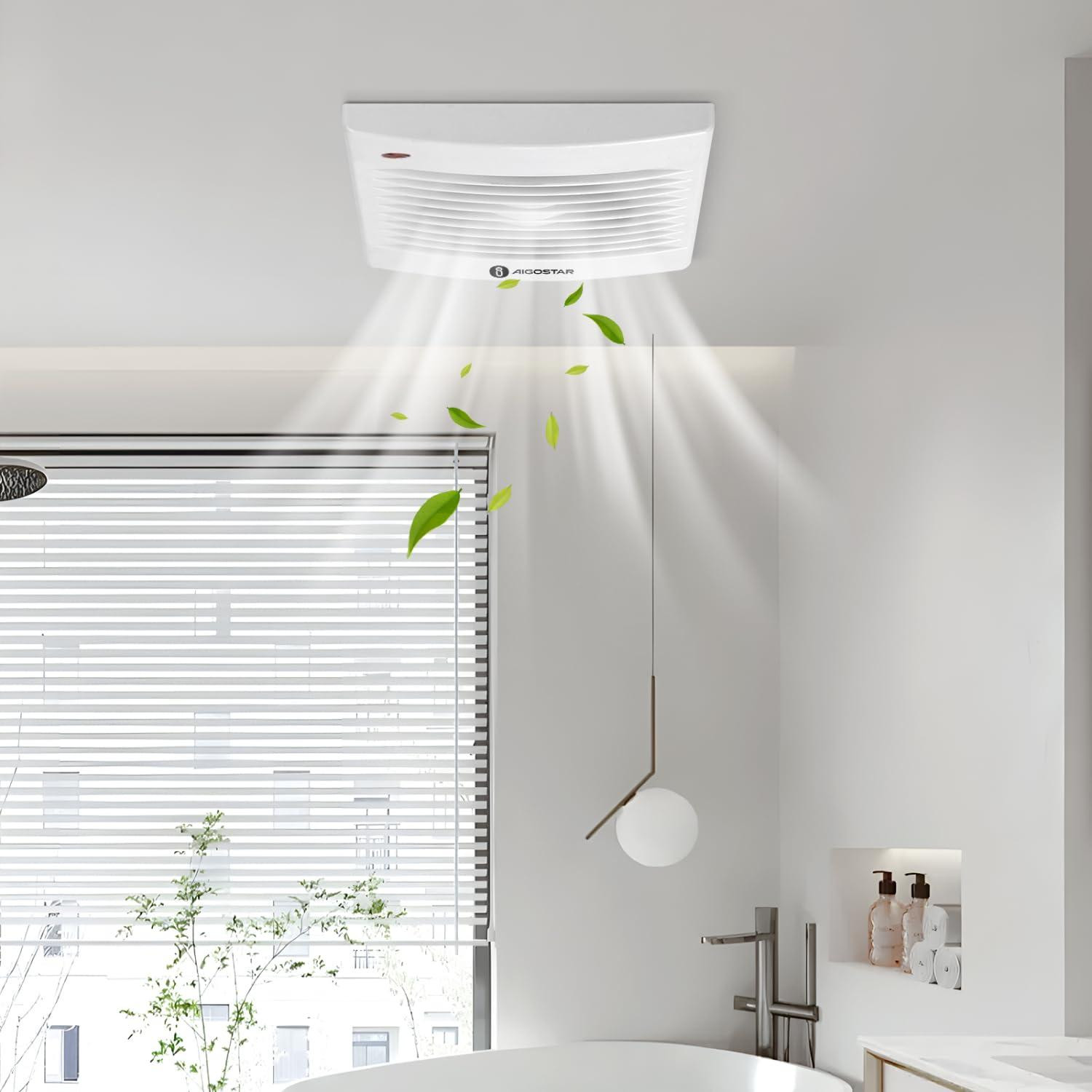 Selius Badkamerventilator 14W met Terugslagklep, Geruisloos, 120mm