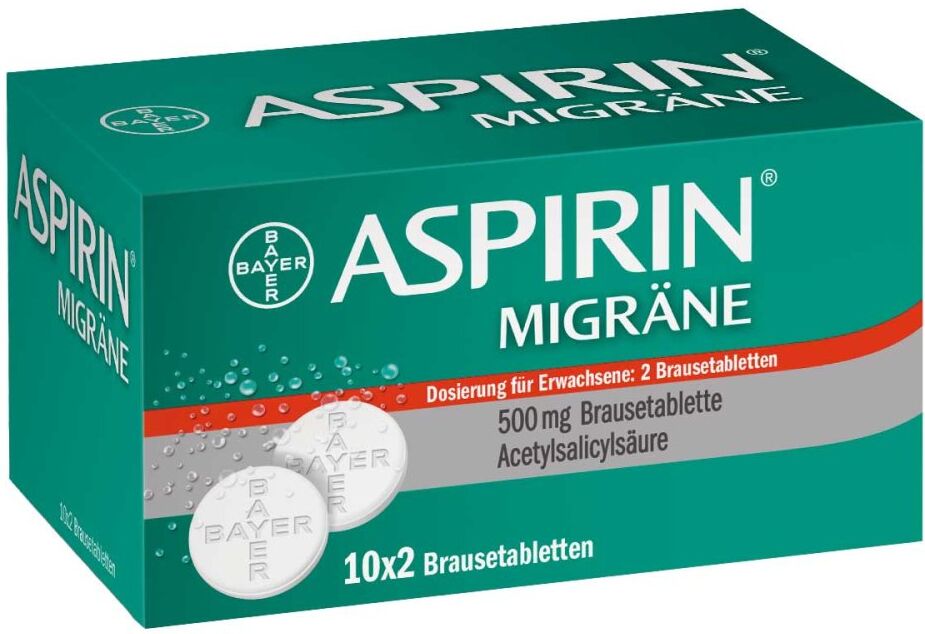 Aspirin Migräne 500 mg Brausetabletten