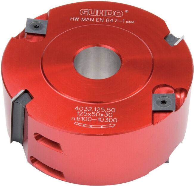 GUHDO HW-WPL Tête à rainurer 125x50x30 MAN (4032.125.50)