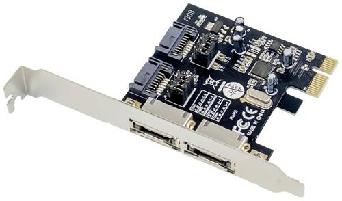 Conceptronic CSATA600EXI 2+2 Port SATA Controller PCIe, SATA, eSATA PCIe
