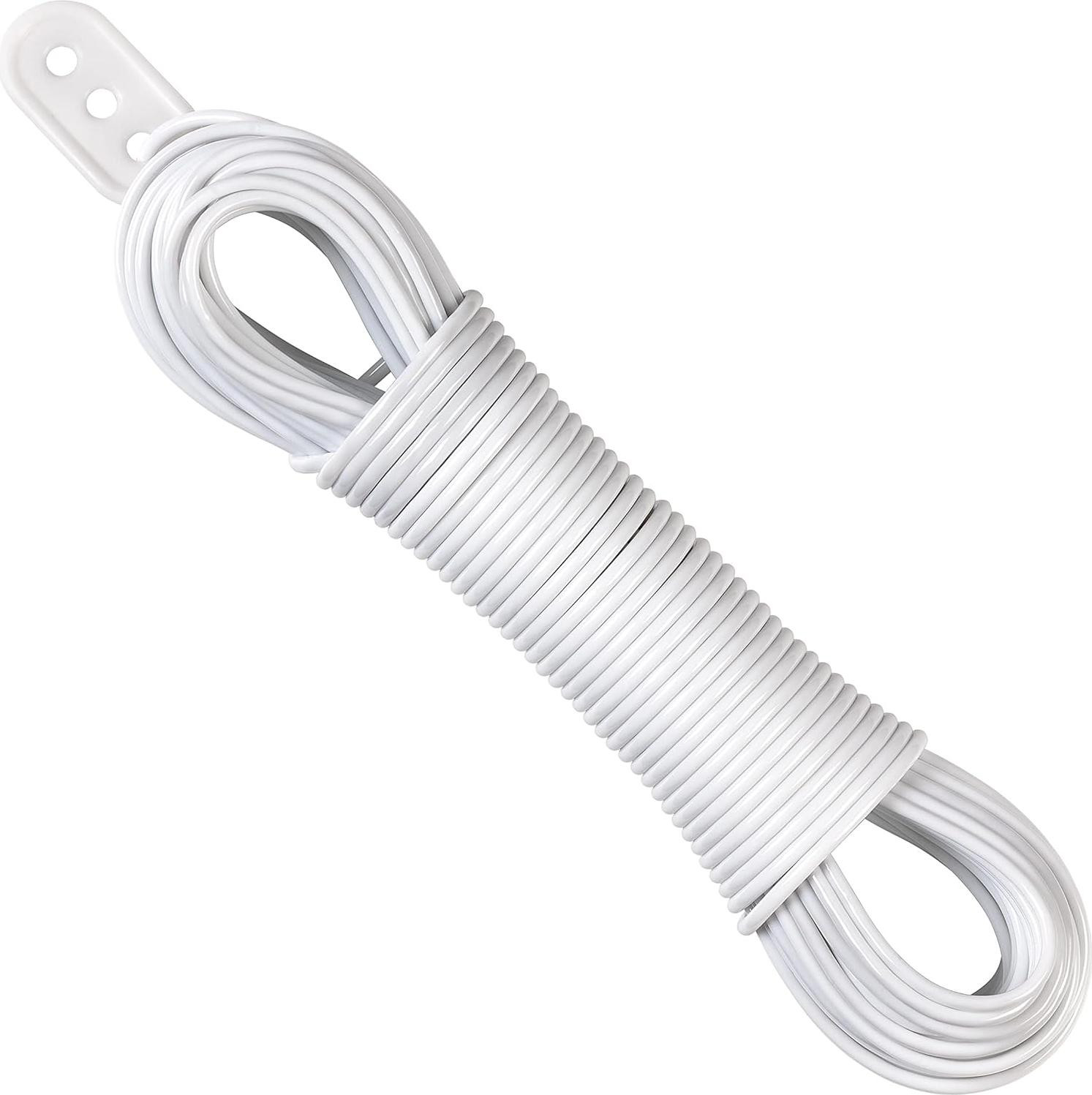 Stalen kern voor waslijn, wit, Simple Line