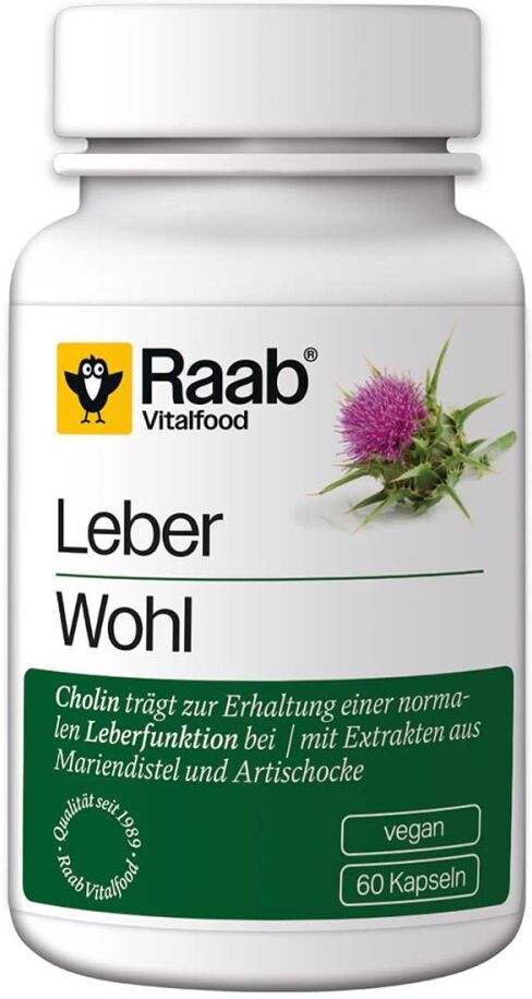 Raab Vitalfood Leberwohl Kapseln 60stk