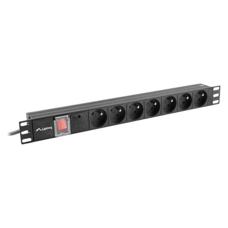 Lanberg PDU-07E-0200-BK PDU 1U 1 (PDU-07E-0200-BK)