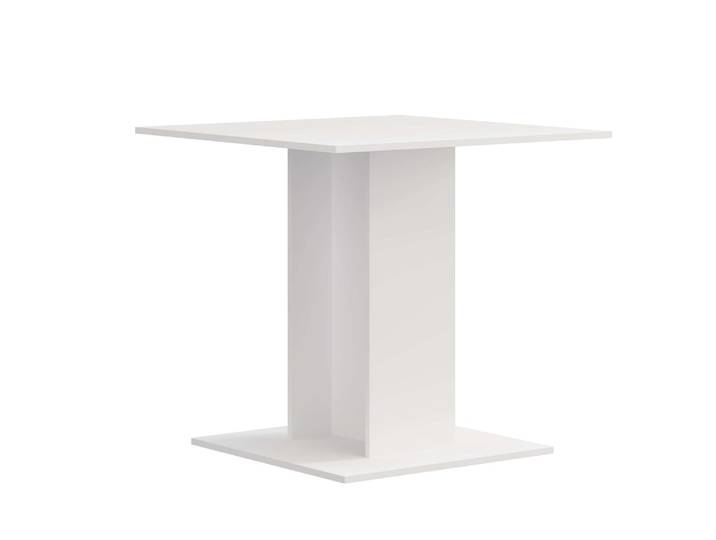 Esstisch HOME AFFAIRE Capua, Esstisch, Küchentisch, Bistrotisch, Speisetisch , weiss (opaque weiß, opaque weiß, opaque weiß), B:80cm H:75,5cm T:80cm, Tische, Esstisch, Leicht zu bewegen, ideal für kleine Räume, Masse: 80 x 80 cm