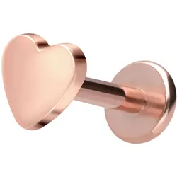 Titan Labret mit Innengewinde HERZ