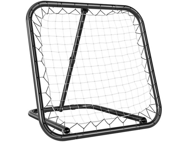 ComfortXL Rebounder De-18591 verstellbarer Winkel, klappbar Schwarz, Metall, 84x78 cm, Freizeit & Co, Sport & Fitness