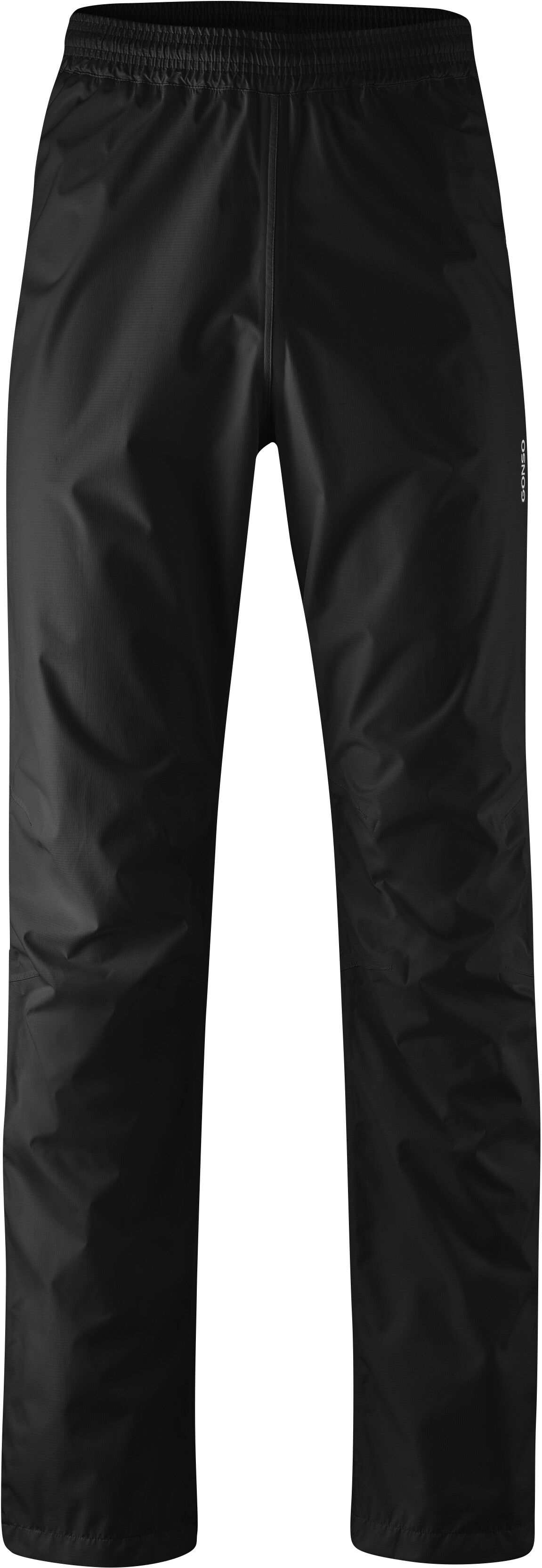 Regenhose GONSO "Save Pants M", Herren, Gr. 31, Kurzgrössen, schwarz, 100% Polyester, Hosen Regenhose, Herren Regenhose, wasserdichte Radhose, ideal als robuste Überhose schwarz 31, Kurzgrössen
