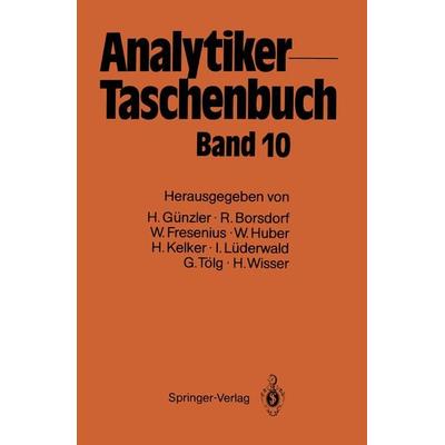 Analytiker-Taschenbuch, Taschenbuch von Ingo Lüderwald, Springer Berlin, 978-3-642-76029-7