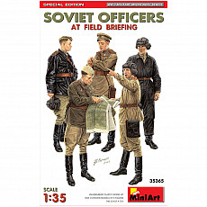 MiniArt - Soviet Officers at Field Briefing - Special Edition - 1:35 - 5 Figuren 310957