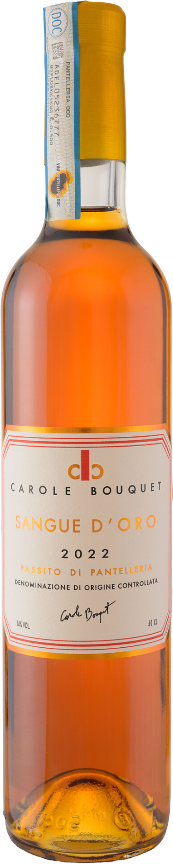 carole-bouquet Passito di Pantelleria 'Sangue d'Oro' Carole Bouquet 2022