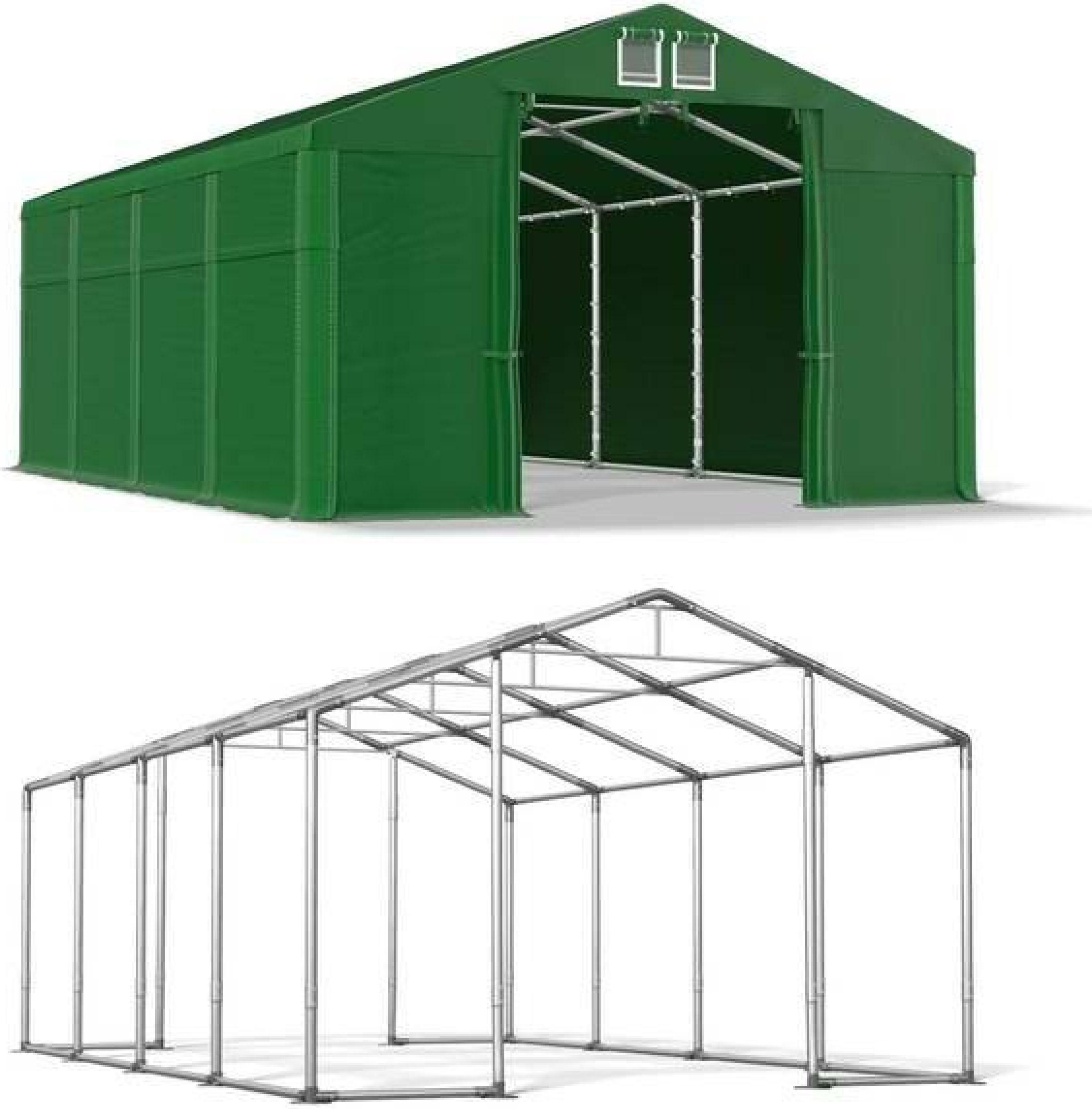 5x8 Green Magazine Zelt WINTER MSD