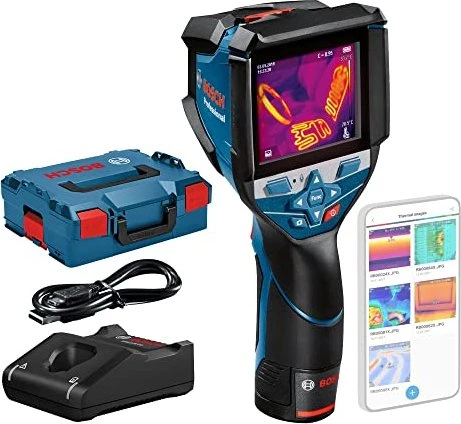 BOSCH Professional Akku-Wärmebildkamera GTC 600 C, GAL 18V-40, L-BOXX 136 0.601.083.500 (1 × 2 Ah)
