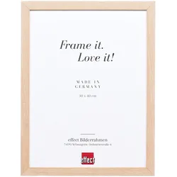 effect Bilderrahmen Profil 54 Holz ohne Abstandsleiste / Normalglas / Floatglas ...