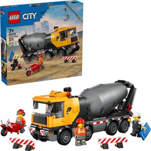 LEGO City 60478 Betonmischer, ab 7 Jahre, 371 Teile