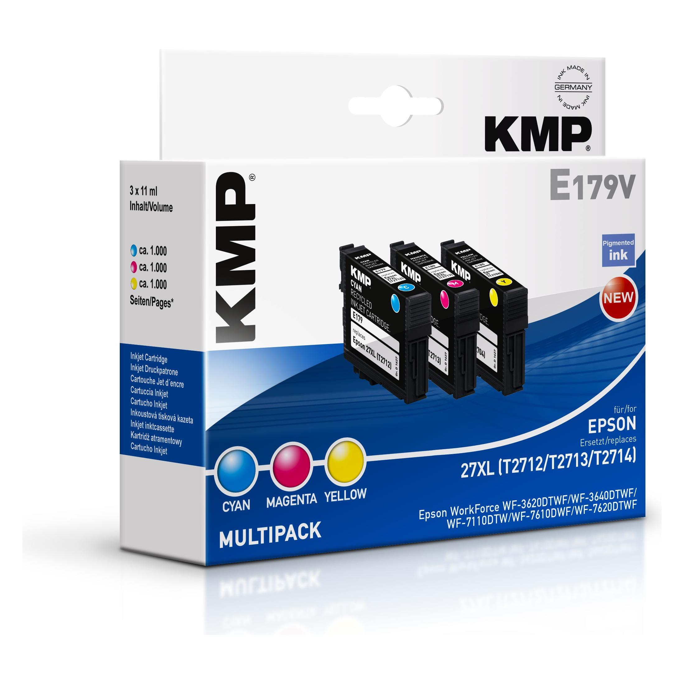 KMP E179V Multipack (C, M, Y) (1627,4005)