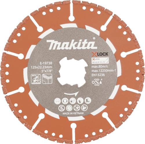 Makita E-19738 Diamanttrennscheibe Durchmesser 125mm 1St.