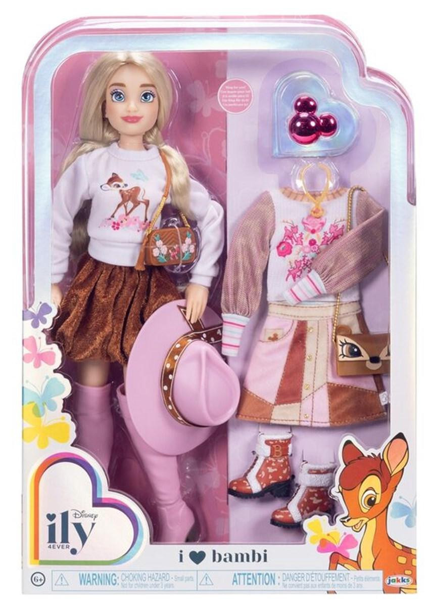 Jakks Pacific Disney Bambi Mody ily4Ever pop met accessoires, 28 cm