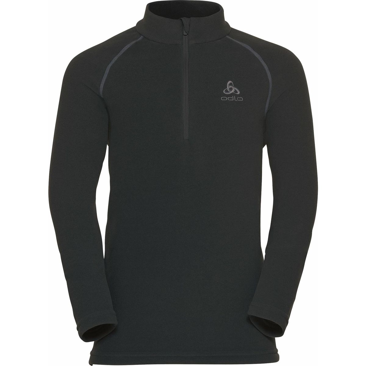 Odlo The Rigi Kids Mid Layer Half zip. black (15000) 104 542599-15000-104