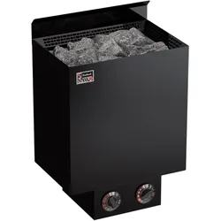Saunaöfen Sawo Nordex 9.0 kW, Schwarz | mit integrierter Steuerung | NRN-90NB-BL-Z-C
